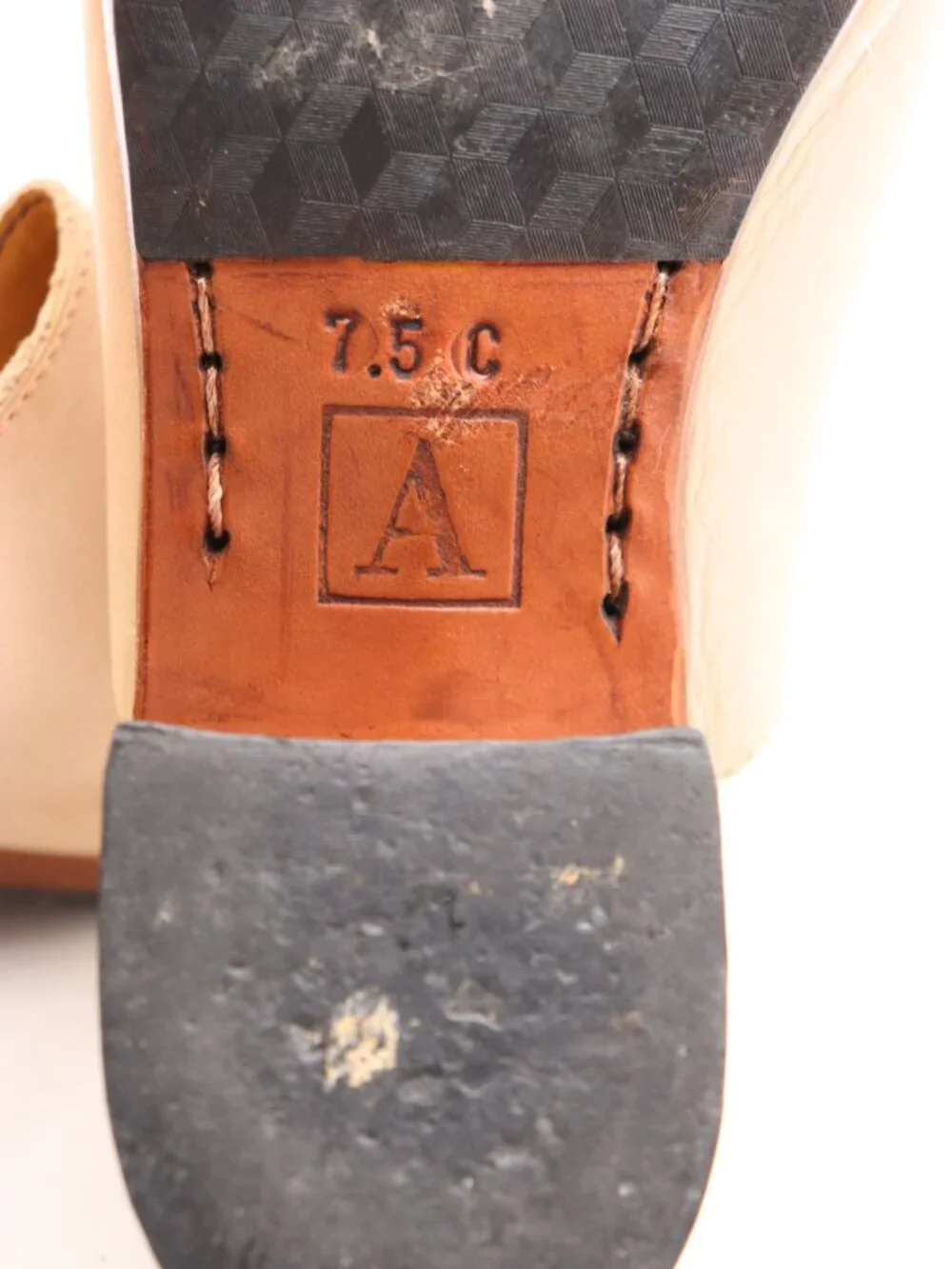 Adelante Mules Women's Size 7.5 Brown Leather Casual Slip On Block Heel  +++ P
